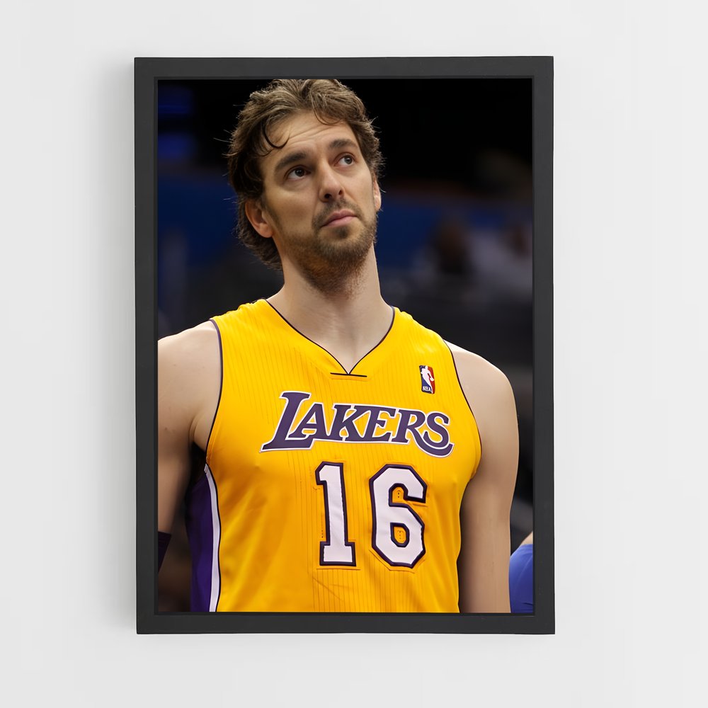 Poster Pau le Prodigieux – affiche Basketball (vue 2)